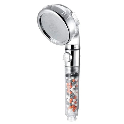 Filtered Shower Head with Handheld, New 3 Functions High Pressure SPA Water Saving Handheld Rainfall Anion Filter Shower
