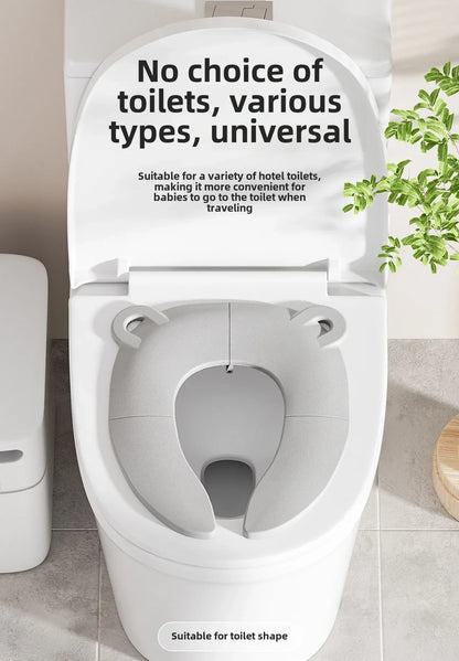 Baby Cartoon Travel Folding Potty Seat Toddler Portable Toilet Training Seat Children Urinal Cushion Children Pot Chair Pad /mat