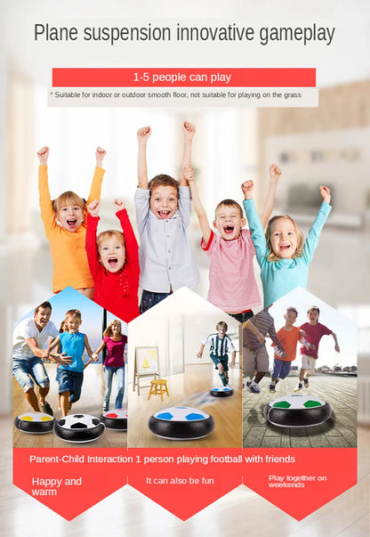 Hover Soccer Ball Toys for Children Electric Floating Football with LED Light Music Soccer Ball Outdoor Game Sport Toys for Kids