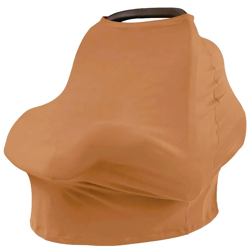 Multi-use Nursing Breastfeeding Cover Baby Car Seat Infant Carseat Canopy Stroller High Chair Shopping Cart Carrier Cover Solid
