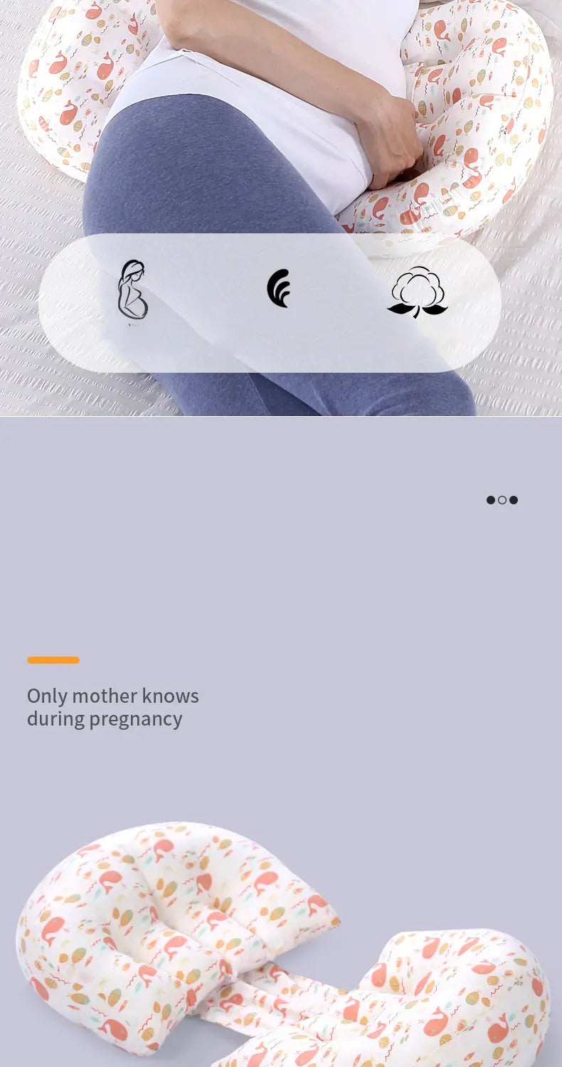New Cotton Waist Maternity Pillow For Pregnant Women Pregnancy Pillow U Full Body Pillows To Sleep Pregnancy Cushion Pad Product