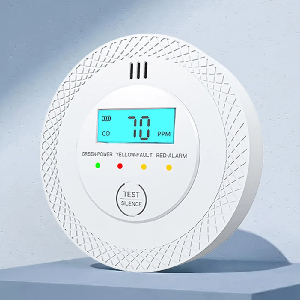 Carbon Monoxide Detectors, CO Detector Battery Operated with Sensitive Sensor, Digital Display and Sound Warning, 85dB High Sensitive Warning CO Detector with LEDs Carbon Monoxide Detector Alarm for Home Depot