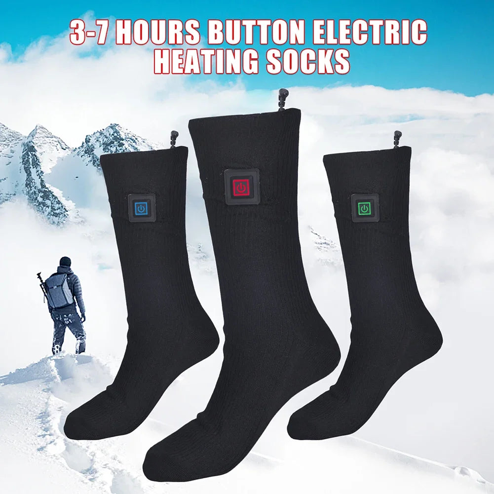 Heated Socks for Men Women Thermal Heating Thermosocks Foot Warmer Socks Trekking Ski Cycling Outdoor Warm Socks