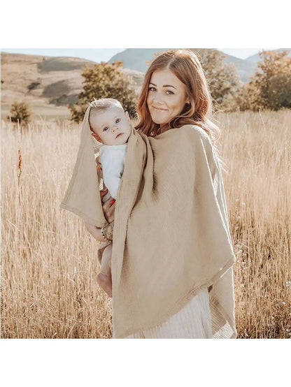 Breastfeeding cloth, nursing cloth, milk covering, cotton cloth cover for outdoor use, light blocking, feeding cover