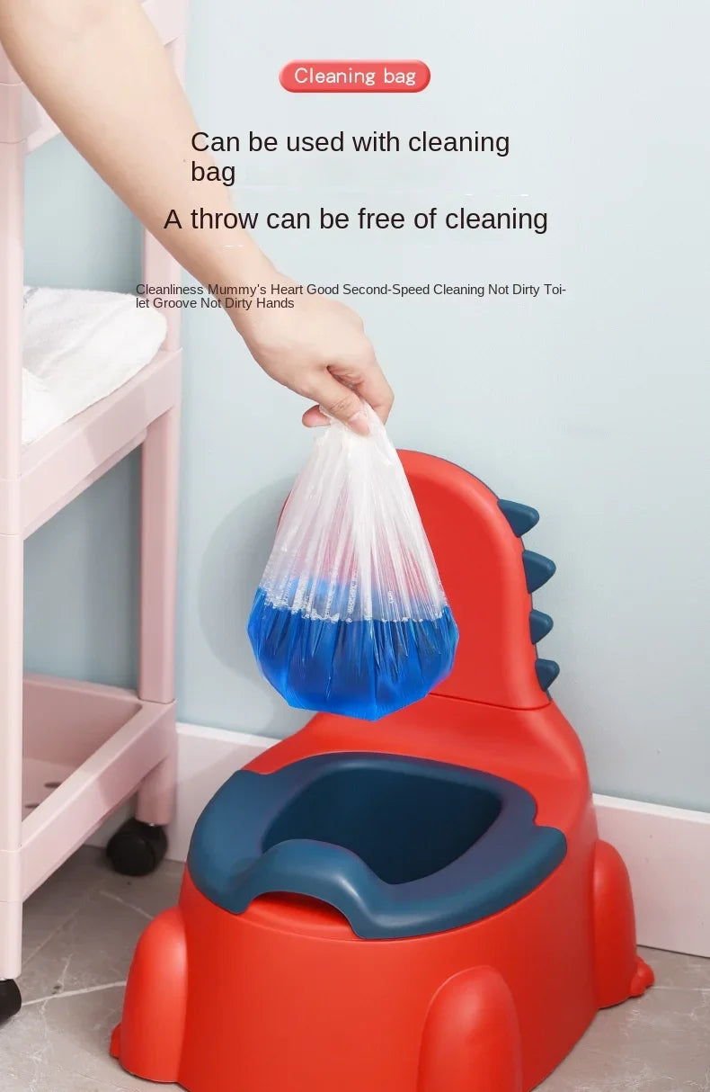 Baby Potty Cartoon Dinosaur Boy Girl Beginner Potty Baby Toddler Thickening Urinal Splash Proof Children Urinal Toilet Supplies