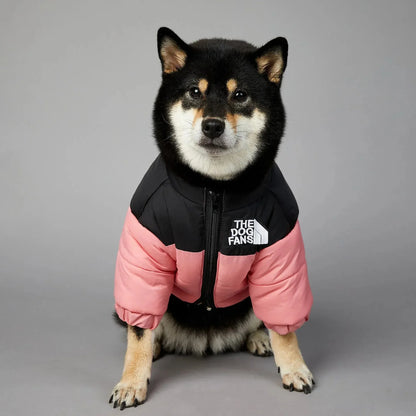 Dog Fans Winter Warm Thick Down Jacket for Small & Medium Dogs - French Bulldog Puppy Cold Weather Coat