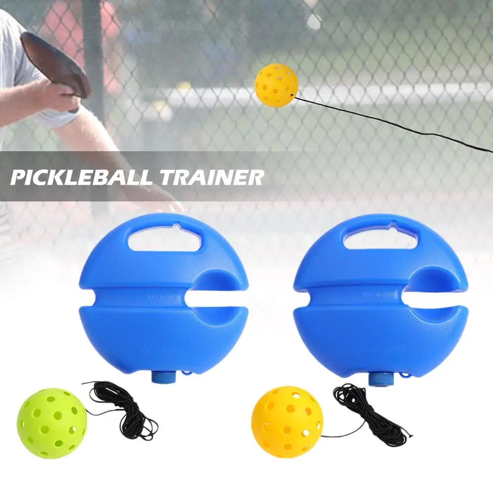Portable Solo Tennis Trainer Rebound Tennis Ball with String Rope Self Tennis Practice Training Tool for Adults Kids Beginners