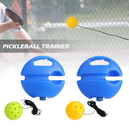 Portable Solo Tennis Trainer Rebound Tennis Ball with String Rope Self Tennis Practice Training Tool for Adults Kids Beginners