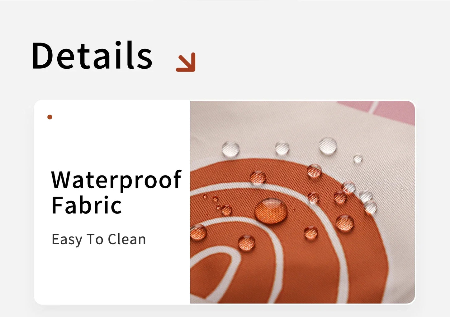 Baby Play Mat, Thicken Foam Cushioned & Waterproof Playpen Mat for Infants and Toddlers, Stylish and Just Wipe-Clean Playmat for Baby Play on Floor