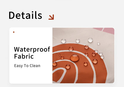 Baby Play Mat, Thicken Foam Cushioned & Waterproof Playpen Mat for Infants and Toddlers, Stylish and Just Wipe-Clean Playmat for Baby Play on Floor