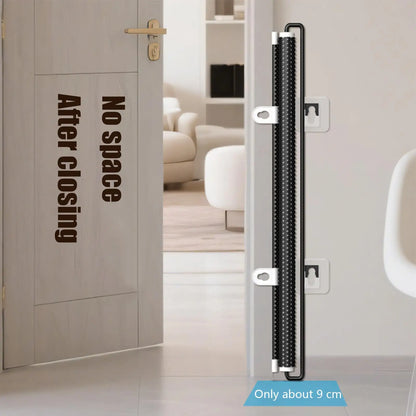 Tall Retractable Dog Gate Mesh Baby Fence Gate, Long Baby Gates Indoor Extra Long Gates for Kids or Pets, Outdoor Retractable Gate with Support Rods - Prevent Crawling Under