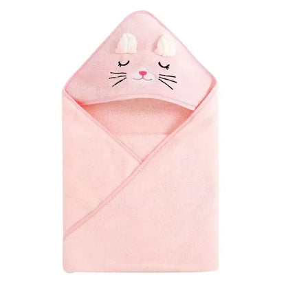 Hooded Baby Towels, Soft Baby Towels, Absorbent Baby Bath Towels Toddler Bathrobe Infant Bath Towel Boy Girl Blankets Swaddle With Hood Cartoon Coral Fleece Towel Blanket Newborn Kids Bedding