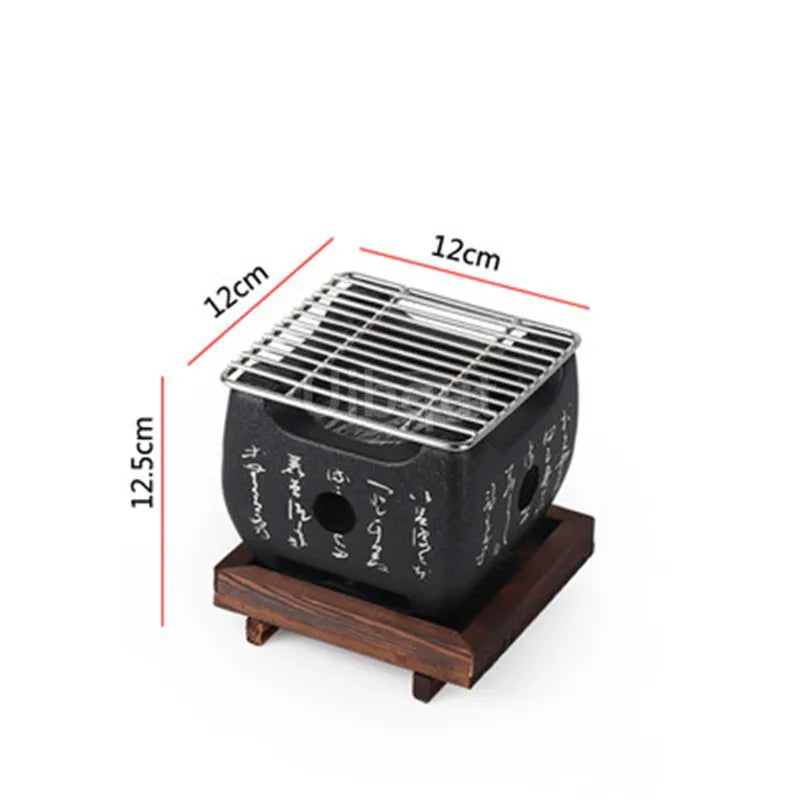 Portable Japanese Bbq Grill Korean Carbon Barbecue Grills Aluminium Alloy Indoor Outdoor Bbq Stove Barbecue Tools charcoal grill