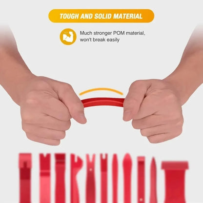 19Pcs Trim Removal Tool Set Clip Plier Upholstery Remover Nylon Car Panel Removal Set with Portable Storage Bag