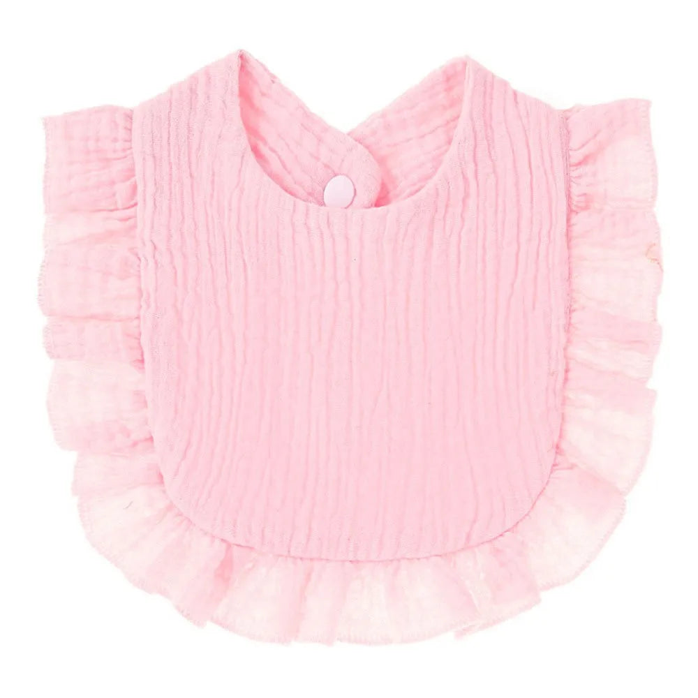1pcs Cotton Soft Baby Bibs Solid Color Infant Bib Newborn Burp Cloths Bandana Scarf for Kids Boy Girls Feeding Saliva Towel