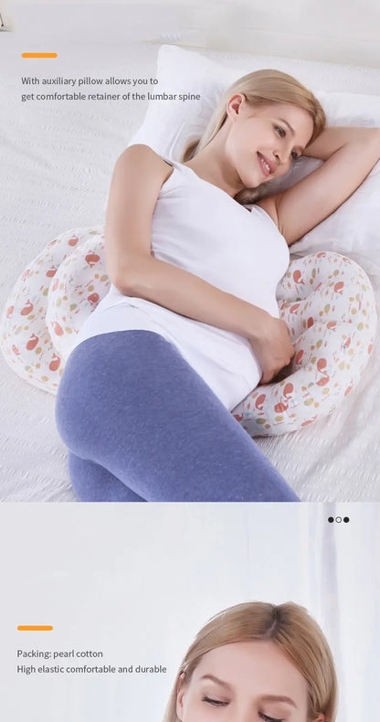 New Cotton Waist Maternity Pillow For Pregnant Women Pregnancy Pillow U Full Body Pillows To Sleep Pregnancy Cushion Pad Product