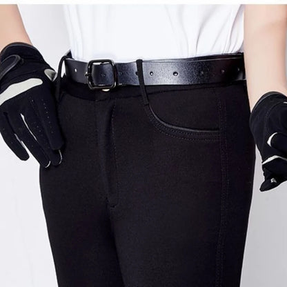 Summer Breathable Horse Riding Pants Adults High Waist Stretch Slim Fit Breeches Comfy Silicone Non-slip Tights Equestrian Pants