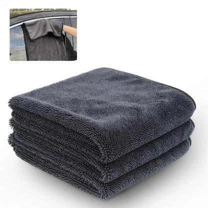 40x60CM/60x90CM Microfiber TowelsUltra-Thick Car Washing Towel Auto Extra Soft Rag Car Care Cleaning Drying Cloth New 2025