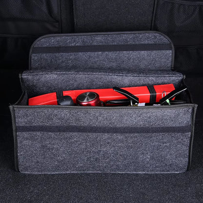 Large Car Trunk Organizer Soft Felt Storage Box Boot Storage Bag Auto Storage Tool Accessories