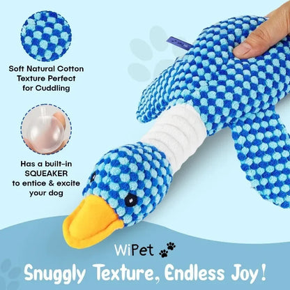 New pineapple velvet goose dog toy cat toy pet double color goose tough bite chew plush sound toy  pet supplies