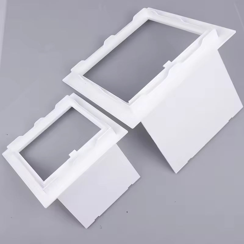 Access Panel For Drywall - No Tools Required - Wall Hole Cover - Access Doors For Drywall - Spring Loaded for Wiring | HVAC | Plumbing - Textured White