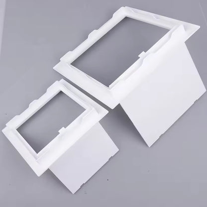 Access Panel For Drywall - No Tools Required - Wall Hole Cover - Access Doors For Drywall - Spring Loaded for Wiring | HVAC | Plumbing - Textured White