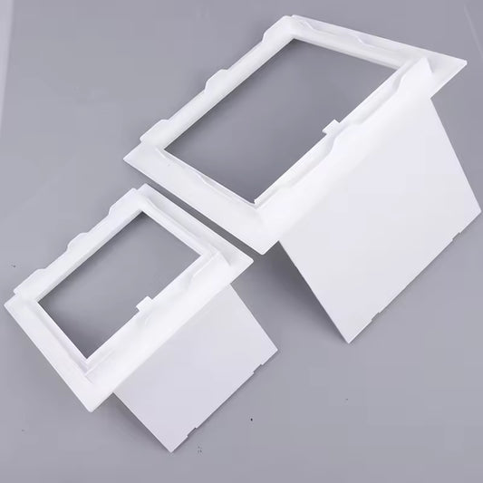 Access Panel For Drywall - No Tools Required - Wall Hole Cover - Access Doors For Drywall - Spring Loaded for Wiring | HVAC | Plumbing - Textured White