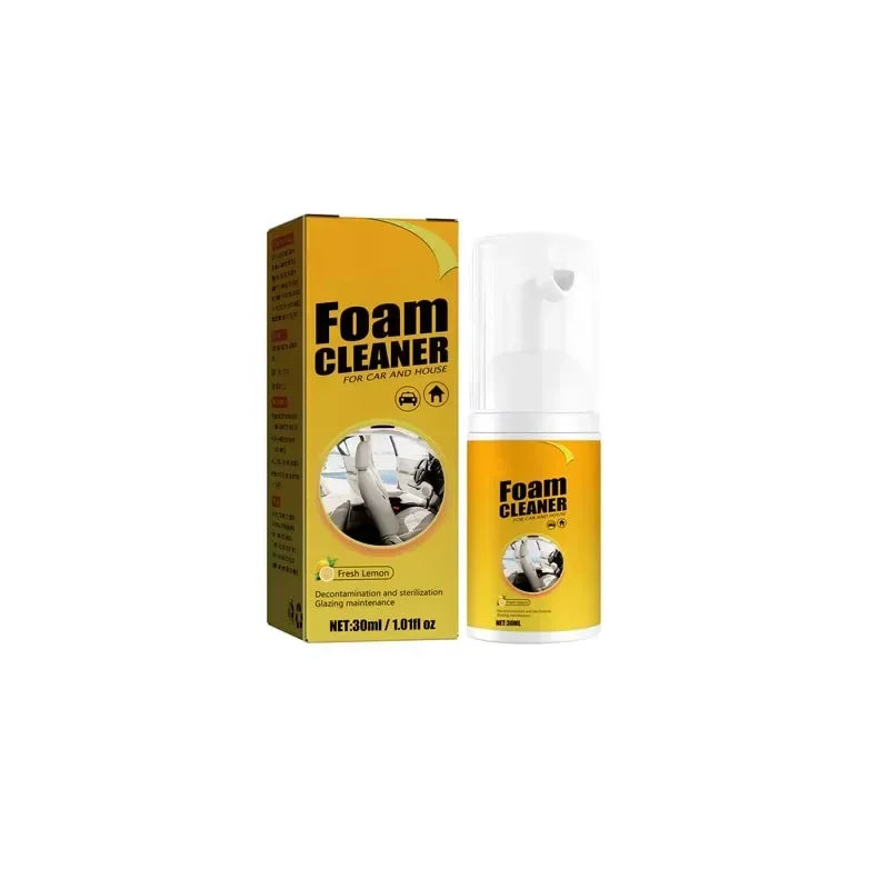 Multi-function Foam Cleaning Spray,suitable for Car Interior, Plastic Dashboard, Steering Wheel, Decontamination, Seat Cleaning