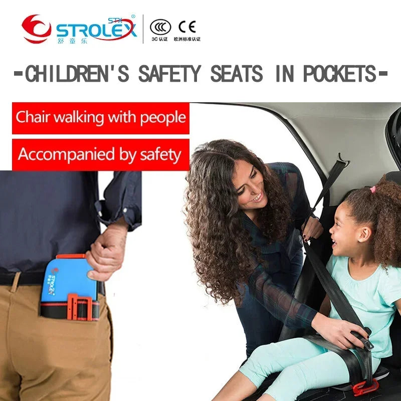 Mifold Portable Baby Car Seat Safety Cushion Travel Pocket Foldable Child Car Safety Seats Harness The Grab and Go Booster