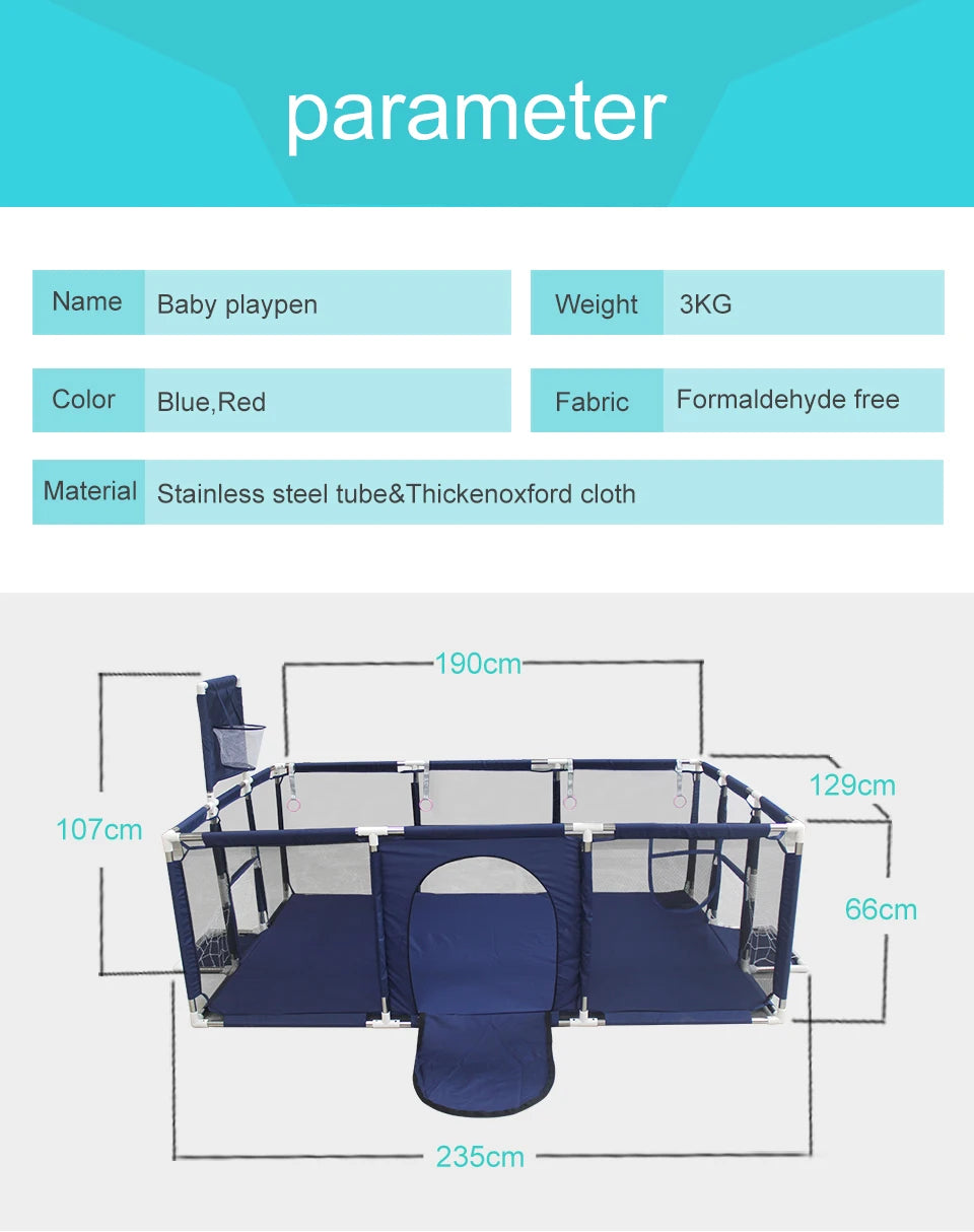 IMBABY Baby Playpens Indoor Baby corralitos Safety Barriers for Kids Baby Activity Gym Large Parks for Baby Groundbox Fence