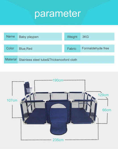 IMBABY Baby Playpens Indoor Baby corralitos Safety Barriers for Kids Baby Activity Gym Large Parks for Baby Groundbox Fence