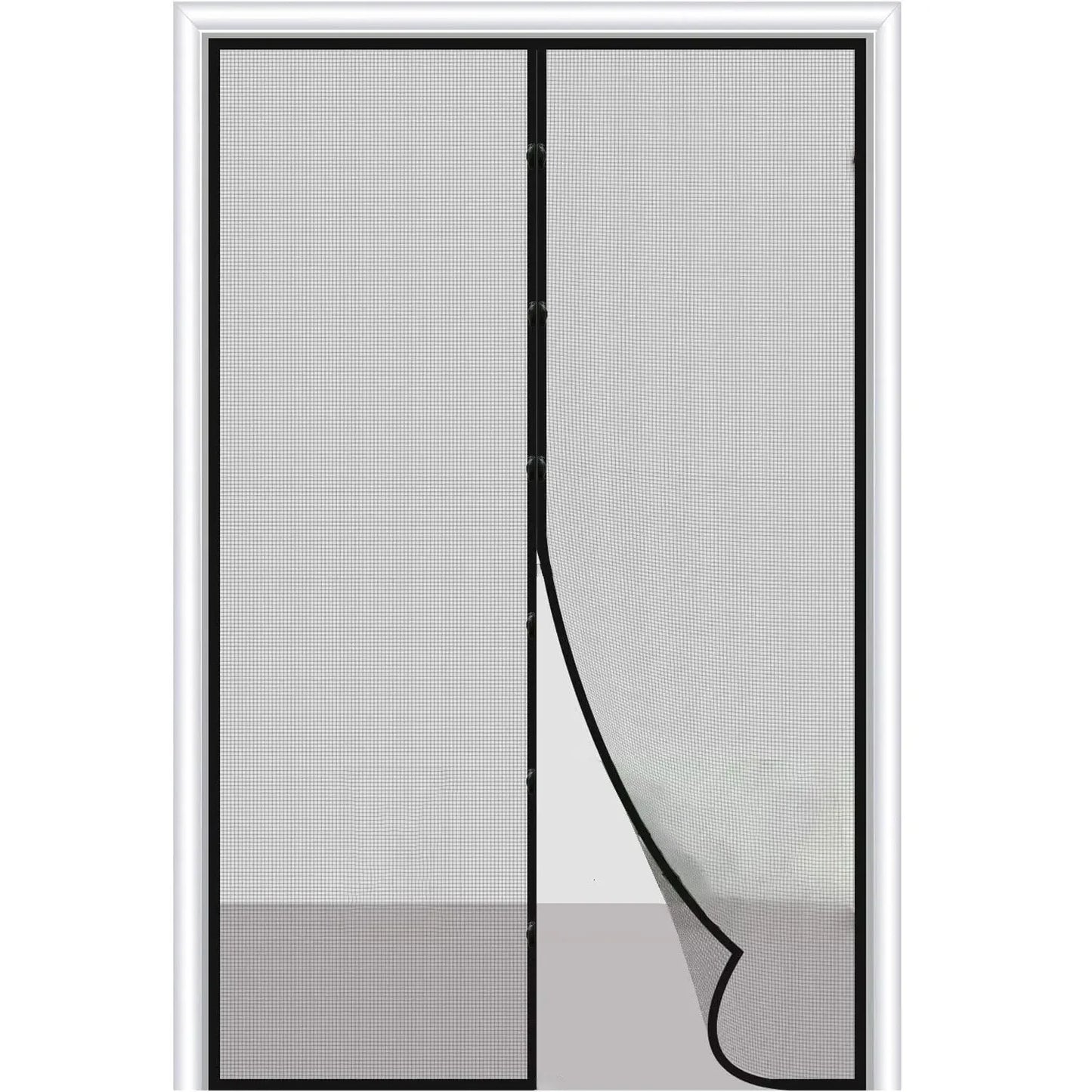 Magnetic Screen Door Fits Door Curtain Anti Mosquito Insect Fly Bug Automatic Closing Household Ventilation Door Curtain
