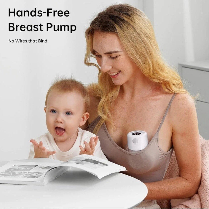 Breast Pump Kit Single Electric Breast Pumps, Hands-free Poratable Mom Milk Puller Pump, Slient Breastfeeding Pump for Baby