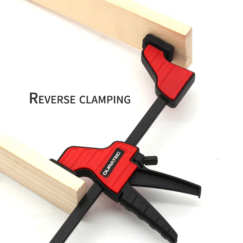 Handed Bar Clamp 4 6 12 Inch Quick Ratchet F Clamp Heavy Duty Wood Working Work Bar Clamp Clip Kit Woodworking Reverse clamping 100 150 300mm