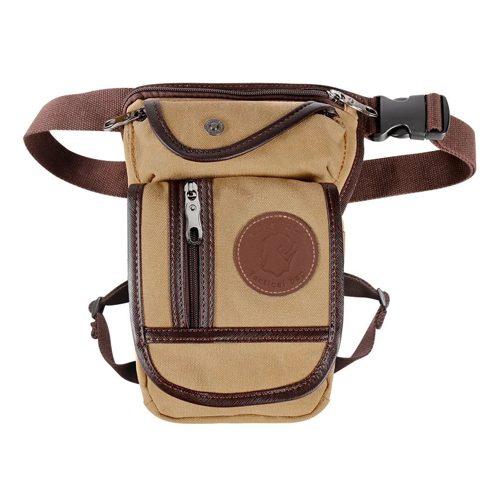 Portable Equestrian Drop Leg Bag High Quality Canvas Nylon Horse Riding Waist Bag Outdoor Equestrian Equipment Large Capacity