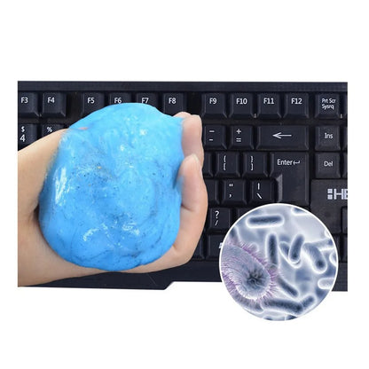 1pcs 70g Car Cleaning Pad Glue Car Cleaning Adhesive Multi Functional Dust Removal Soft Mud Reusable Cleaning Mud Random Color