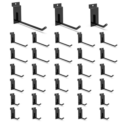 18 Pcs Garage Hooks Heavy Duty - Garage Storage and Organization Ladder Hooks with Non Slip PVC Coating for Hanging Bike，Ladder，Garden Tools，Hose