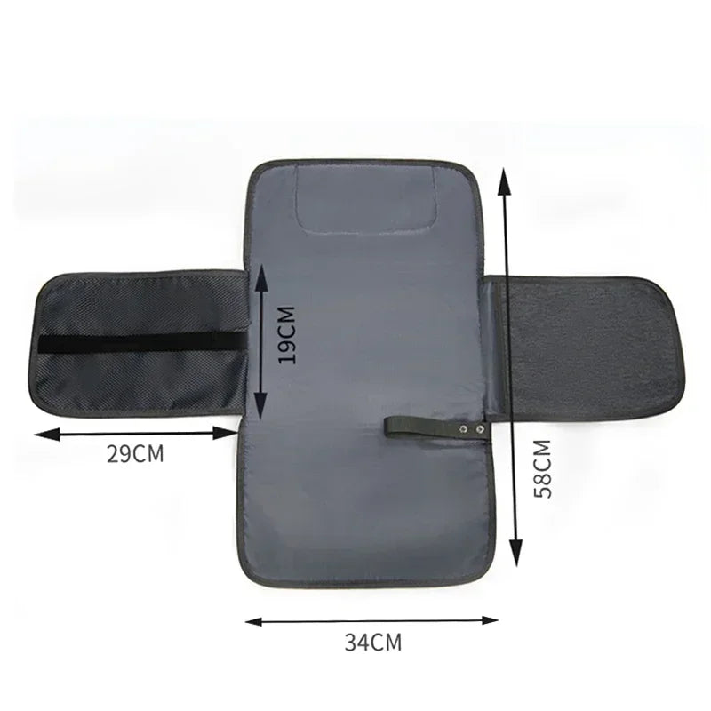 Portable Diaper Changing Pad Portable Baby Changing Pad with Pockets Waterproof Travel Diaper Changing Station Kit Baby Gift Hot