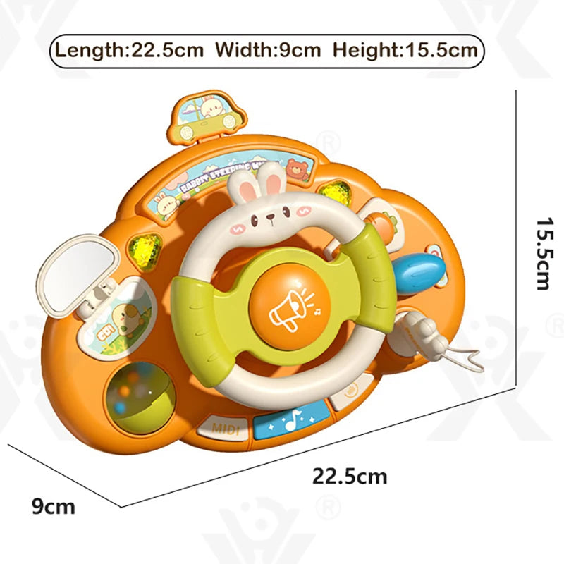 Baby Busy House Sensorial Montessori Toys 3D Busy Board Music Light Switch Fine Motor Training Games Educational Toys For Kids