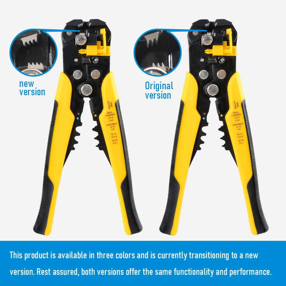 Crimper Cable Cutter Adjustable Automatic Wire Stripper Multifunctional Stripping Crimping Pliers Terminal Hand Tool