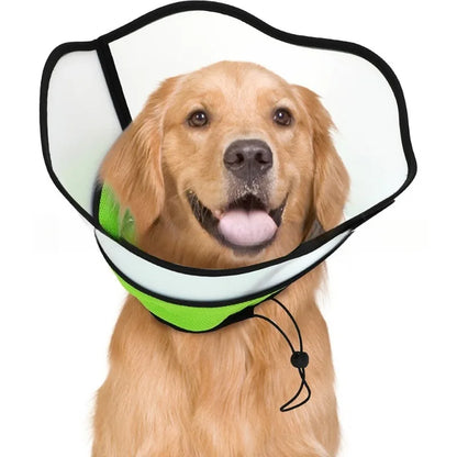 Dog Cone Collar to Stop Licking Neck Ring Cat and Dog After Surgery Anti-bite and Scratching Beauty Care Adjustable Folding Neck Cover