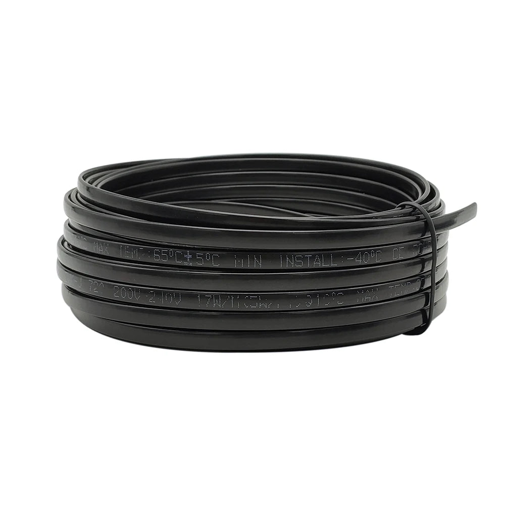 Minco Heat 17w/m 1~50 Meters Waterproof Self Regulating Heating Cable 65°C Prevent Pipe Freeze Heat Trace System