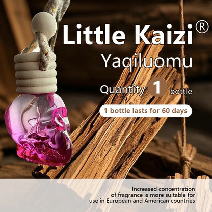 Little Kaizi *Skull Shape *Scented Car Air Freshener - Long-Lasting Car Diffuser - Lasts 60+ Days-A scent that men and tough guy