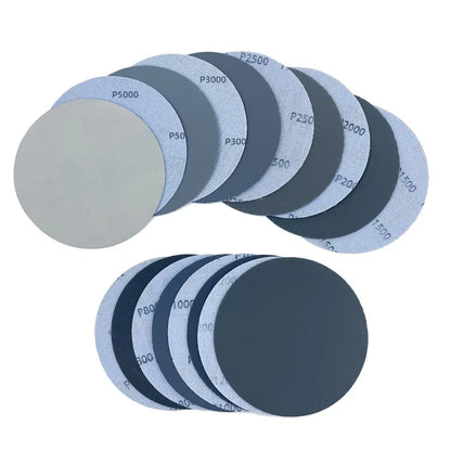 3/5/6inch Universal Dry and Wet Sanding Disc Sanding Paper Metal Polished Woodworking Tools Accessories Polishing Abrasive Discs