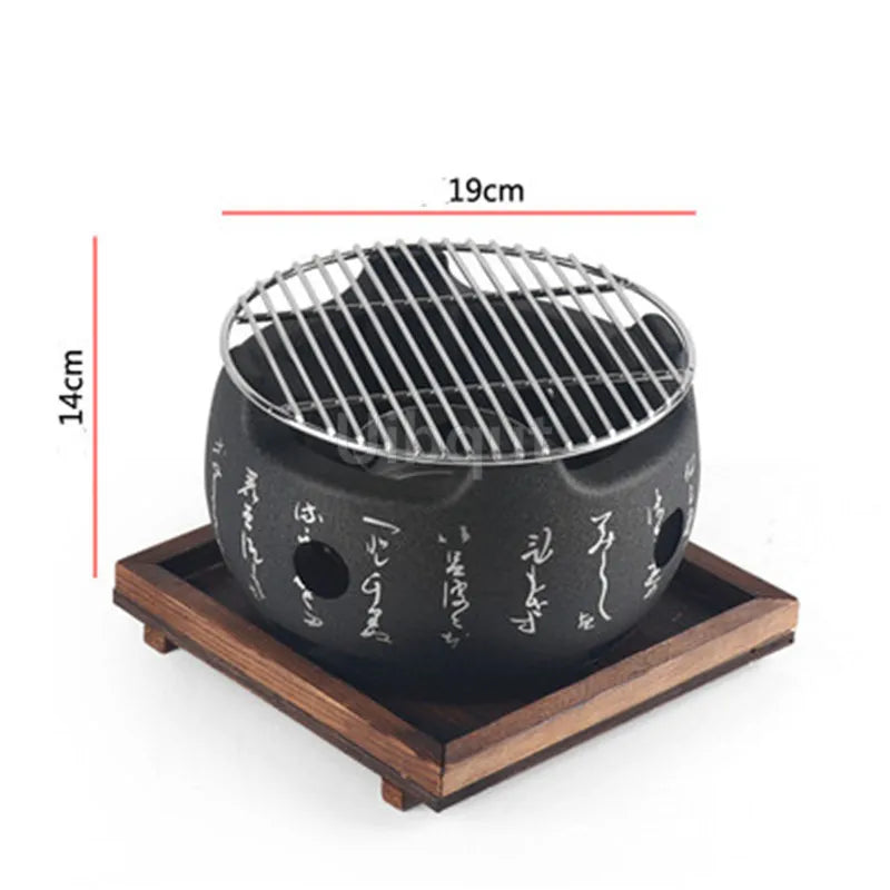 Portable Japanese Bbq Grill Korean Carbon Barbecue Grills Aluminium Alloy Indoor Outdoor Bbq Stove Barbecue Tools charcoal grill