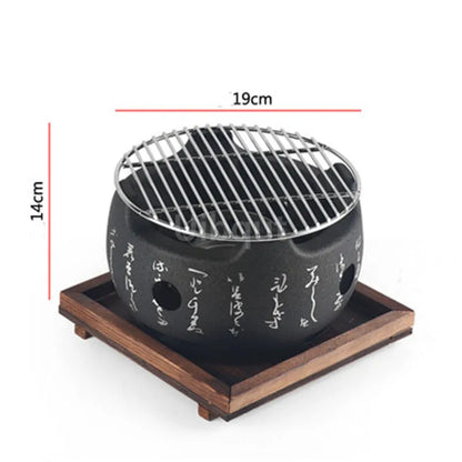 Portable Japanese Bbq Grill Korean Carbon Barbecue Grills Aluminium Alloy Indoor Outdoor Bbq Stove Barbecue Tools charcoal grill