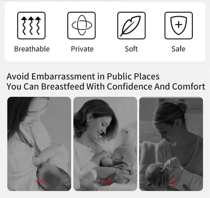 Mother Outing Breastfeeding Cover Cotton Baby Feeding Nursing Covers Adjustable Privacy Breastfeeding Apron Stroller Blanket