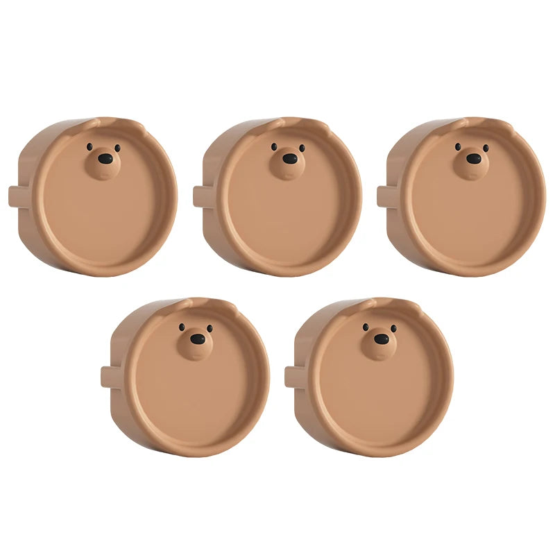 Baby Safe Socket Cover Pack of 5, Cartoon Design, Protection from Electric Shock, Dust-Resistant