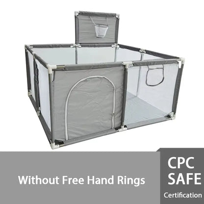 Playpens for Baby with Pull Rings Indoor Baby Playground Kids Balls Pool  Activity Fence Baby Games Park Child Safety Barrier
