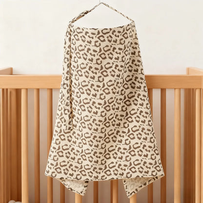 Breastfeeding Nursing Cover Soft Baby Feeding Cloth Multi-Use Privacy Breast Feeding Blanket Essential for Discreet Baby Feeding